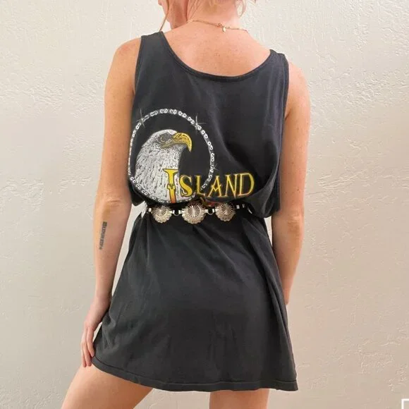 Authentic Vintage 1987 Harley-Davidson Printed Muscle Tee - Picture 3 of 10